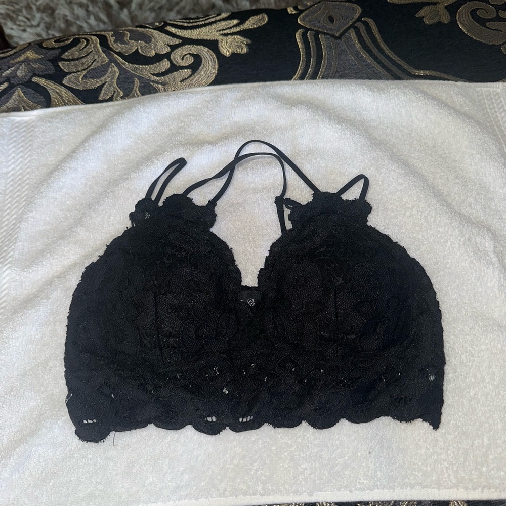 Anna Grace Black Lace Bras Intimates & Sleepwear